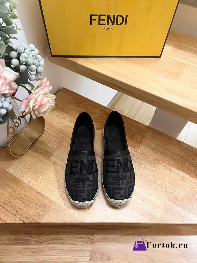 Fortok Fendi Slip-on Black - 1