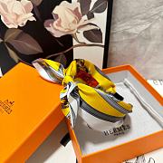 Fortok Hermes Bow Headband White and Yellow - 6