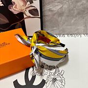 Fortok Hermes Bow Headband White and Yellow - 5