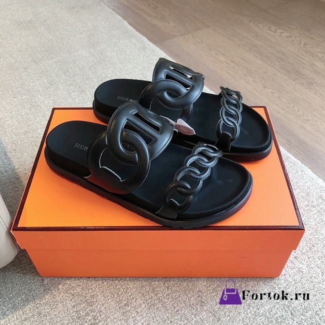Fortok Hermes Extra Sandal Black - 1