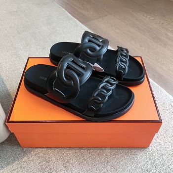 Fortok Hermes Extra Sandal Black