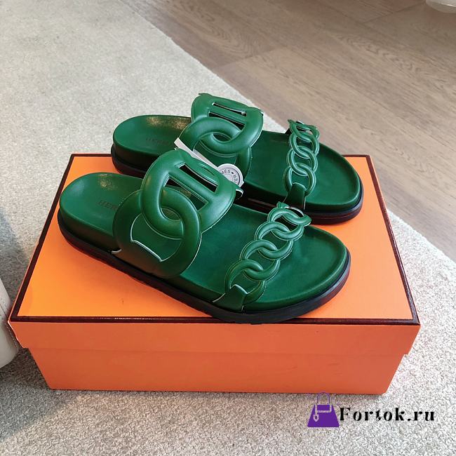 Fortok Hermes Extra Sandal Green - 1