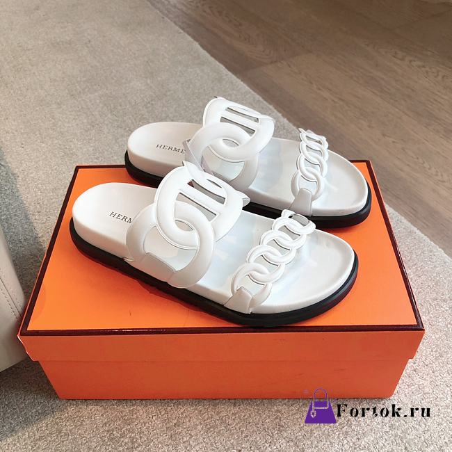 Fortok Hermes Extra Sandal White - 1