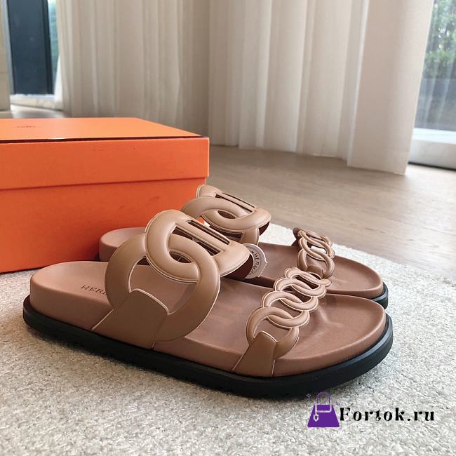 Fortok Hermes Extra Sandal Brown - 1