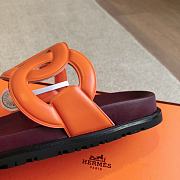 Fortok Hermes Extra Sandal Red & Orange - 5