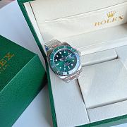 Fortok Rolex Submariner Date Green Dial Oystersteel Men's Watch  - 1