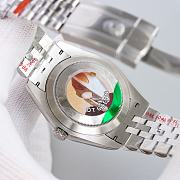 Fortok Rolex Datejust Watch White / Silver / Black / Green / Blue / Grey Steel 41mm - 5