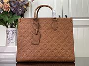 Fortok Louis Vuitton Onthego Bag Brown M46128 35x27x14cm  - 1