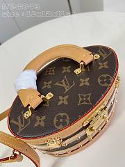 Fortok Louis Vuitton Ellis Handbag Natural Cowhide-leather And Wood Trim M24843 19x12x11cm - 6