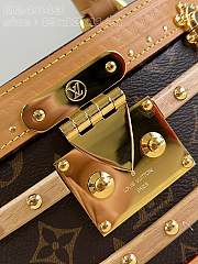 Fortok Louis Vuitton Ellis Handbag Natural Cowhide-leather And Wood Trim M24843 19x12x11cm - 5