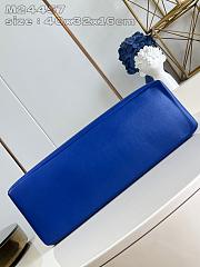 Fortok Louis Vuitton Shopper Bag MM Blue M24457 40x32x16cm - 2
