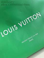 Fortok Louis Vuitton Shopper Bag MM Green M24457 40x32x16cm - 6