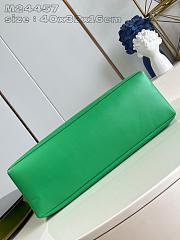 Fortok Louis Vuitton Shopper Bag MM Green M24457 40x32x16cm - 3