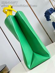 Fortok Louis Vuitton Shopper Bag MM Green M24457 40x32x16cm - 2