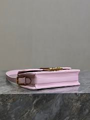 Fortok Dior Pale Pink Quilted Miss Dior Allover Calfskin Bag 22x11x6cm - 5