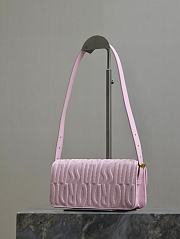 Fortok Dior Pale Pink Quilted Miss Dior Allover Calfskin Bag 22x11x6cm - 2