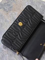 Fortok Dior Black Quilted Miss Dior Allover Calfskin Bag 22x11x6cm - 4