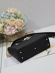 Fortok Dior Lady D-Sire My ABCdior Medium Tote Bag Black 30x20x13cm - 6