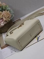 Fortok Dior Lady D-Sire My ABCdior Medium Tote Bag White 30x20x13cm - 6