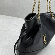 Fortok Saint Laurent Jamie 4.3 Large Pochon Bag Black 27×34×3cm - 6
