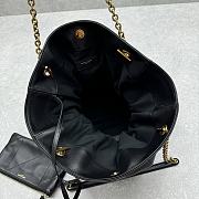 Fortok Saint Laurent Jamie 4.3 Large Pochon Bag Black 27×34×3cm - 5