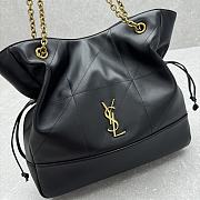 Fortok Saint Laurent Jamie 4.3 Large Pochon Bag Black 27×34×3cm - 2