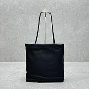 Fortok The Row Pim Leather Tote Bag Black 28x30x9cm - 1