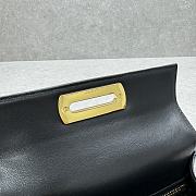 Fortok Salvatore Ferragamo Iconic Black Leather Mini Bag 21×8×12cm - 3
