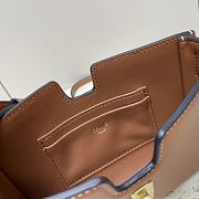 Fortok Celine 16 Strap Pochette In Supple Calfskin Bag Tan 18x12x3.5cm - 4