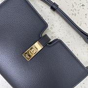 Fortok Celine 16 Strap Pochette In Supple Calfskin Bag Black 18x12x3.5cm - 2