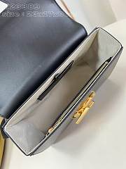 Fortok Louis Vuitton Twist Shadow Monogram Shoulder Strap Bag Black M23389 23x17x9.5cm - 3