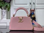 Fortok Louis Vuitton Capucines East-West Mini Bag Pink M24671 22x12x8cm - 1