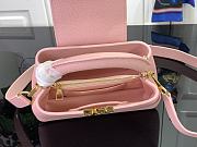 Fortok Louis Vuitton Capucines East-West Mini Bag Pink M24671 22x12x8cm - 6