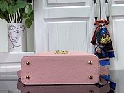 Fortok Louis Vuitton Capucines East-West Mini Bag Pink M24671 22x12x8cm - 5