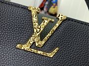 Fortok Louis Vuitton Capucines East-West Mini Bag Black M24671 22x12x8cm - 2