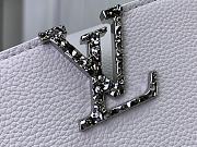 Fortok Louis Vuitton Capucines East-West Mini Bag White M24671 22x12x8cm - 3