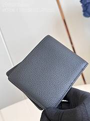 Fortok Louis Vuitton Aerogram Multiple Wallet Black M69829 11.5x9x1.5cm - 6