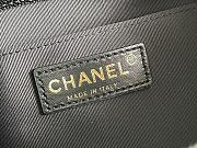 Fortok Chanel Small Backpack Grained Calfskin & Gold-Tone Metal Black 20.5x20x11.5cm - 3