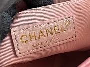 Fortok Chanel Small Backpack Grained Calfskin & Gold-Tone Metal Pink 20.5x20x11.5cm - 3