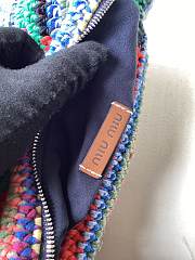 Fortok Miu Miu Crochet Pouch Multicolor 14x18.5x10cm - 3
