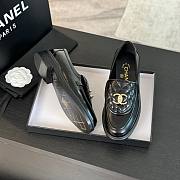 Fortok Chanel Black Quilted Leather Classic Loafers  - 5