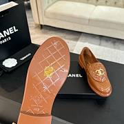 Fortok Chanel Brown Quilted Leather Classic Loafers - 4