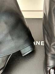 Fortok Chanel Soft Black Leather With Logo Boots  - 2