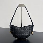 Fortok Bottega Veneta Mini Solstice Bag Black 796378 28x18x5cm - 1