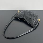 Fortok Bottega Veneta Mini Solstice Bag Black 796378 28x18x5cm - 4