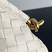 Fortok Bottega Veneta Mini Solstice Bag White 796378 28x18x5cm - 5