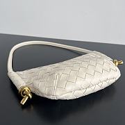 Fortok Bottega Veneta Mini Solstice Bag White 796378 28x18x5cm - 6