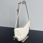 Fortok Bottega Veneta Mini Solstice Bag White 796378 28x18x5cm - 3