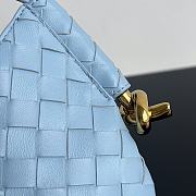 Fortok Bottega Veneta Mini Solstice Bag Blue 796378 28x18x5cm - 5
