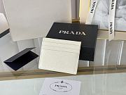 Fortok Prada Saffiano Leather Card Holder White 1MC025 8x10cm - 2